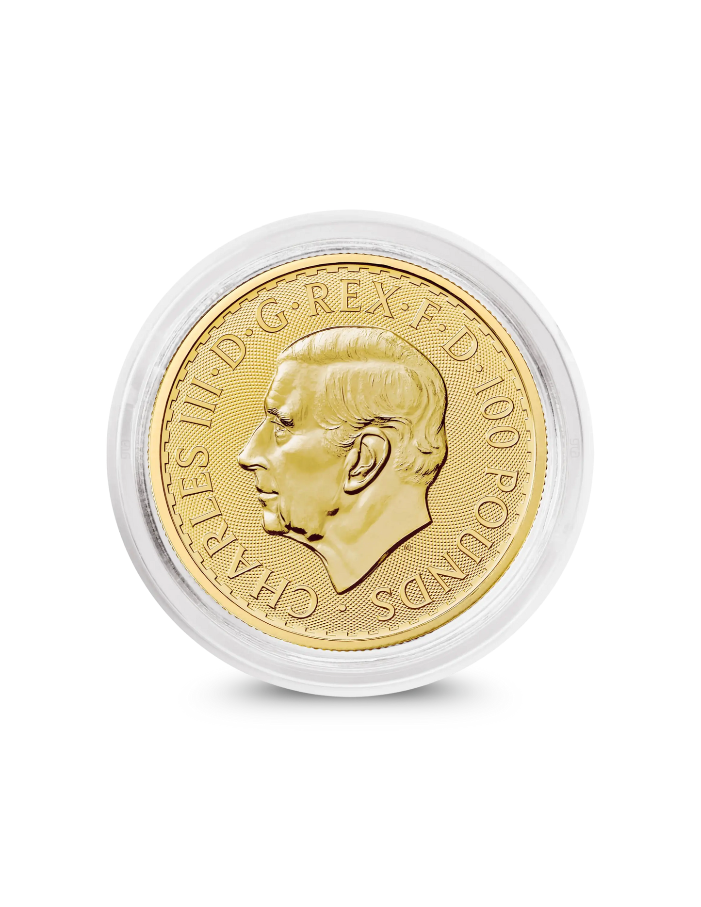 2026 1oz Gold Britannia coin obverse with King Charles III portrait