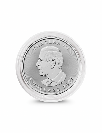 Canadian Maple Leaf 2024 1oz Silver Bullion Coin
