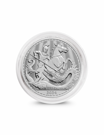 St George and the Dragon 2024 1oz Silver Bullion Coin