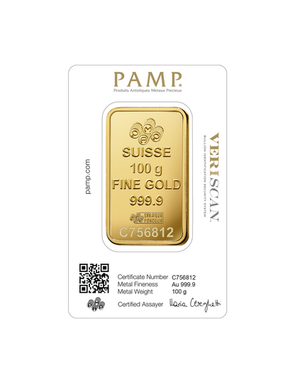 PAMP Suisse 2.5 Gram Gold Bar