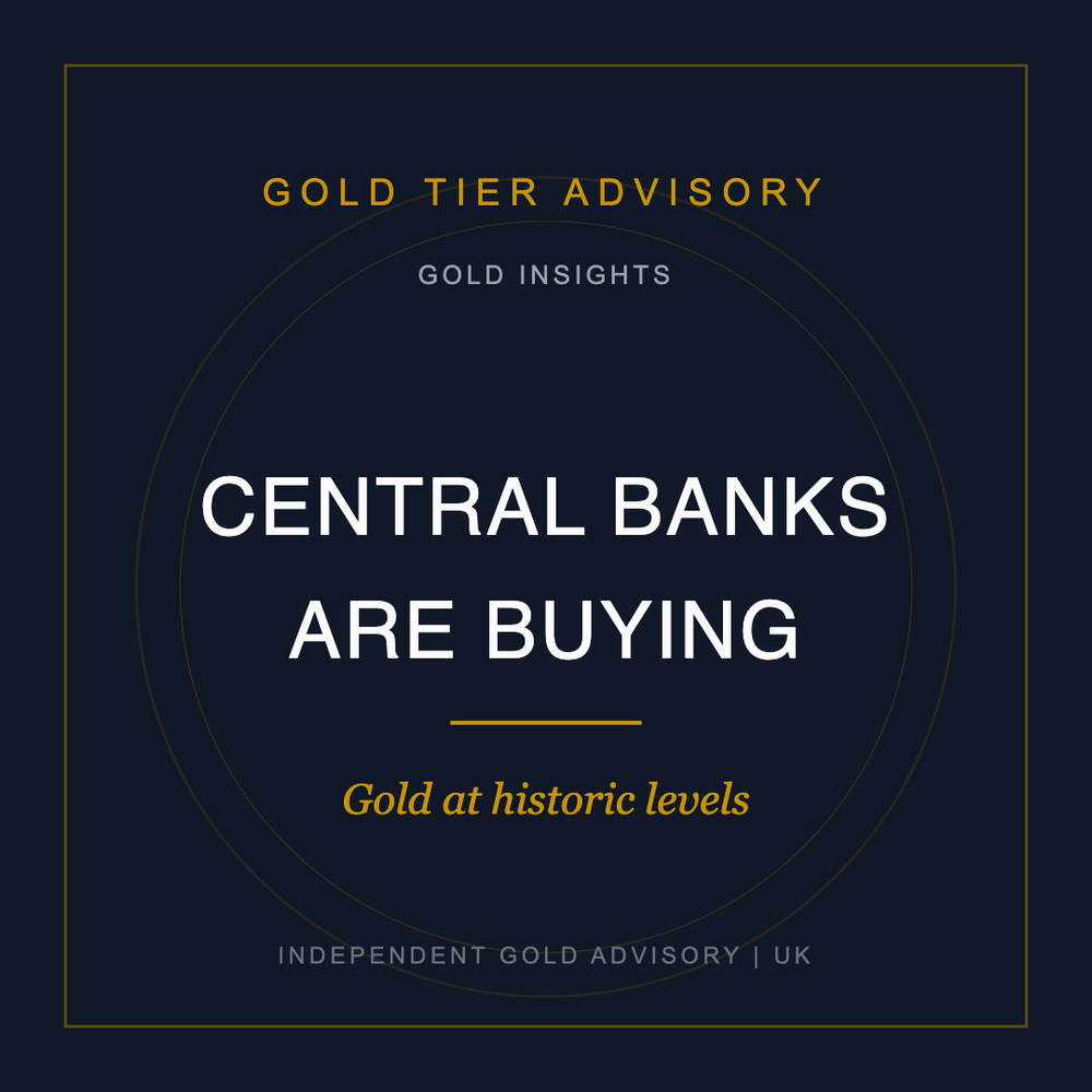 Central Banks Are Buying - Gold Tier Advisory