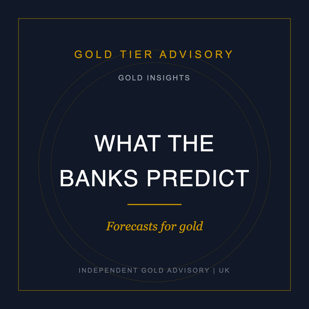 What the Banks Predict - Gold Tier Advisory