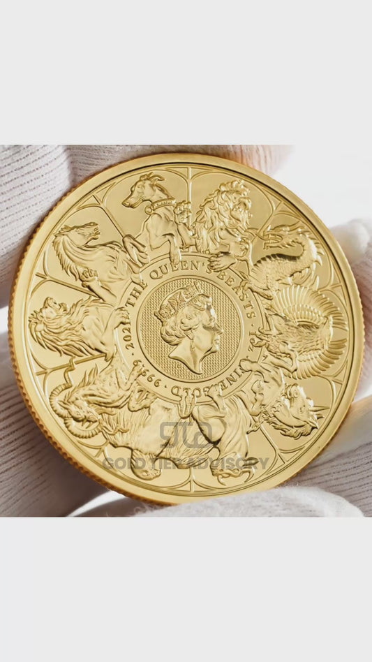 Queen's Beasts Completer 2021 One Ounce Gold Bullion Coin