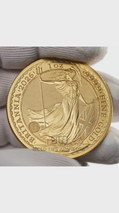 Britannia 2026 One Ounce Gold Bullion Coin